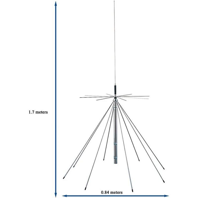 Антенна 25–1300MHz 3.5dBi до 100W, супердискоконусная D130 VHF UHF, SO239 / PL259 (11014) Днепр - изображение 2