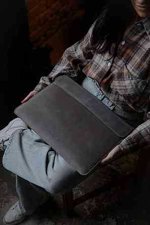 Чехол для ноутбука винтажный Incarne Klouz MacBook Pro 13" 2016-2025 klouz-gray-vintage-pro-13 серый Київ