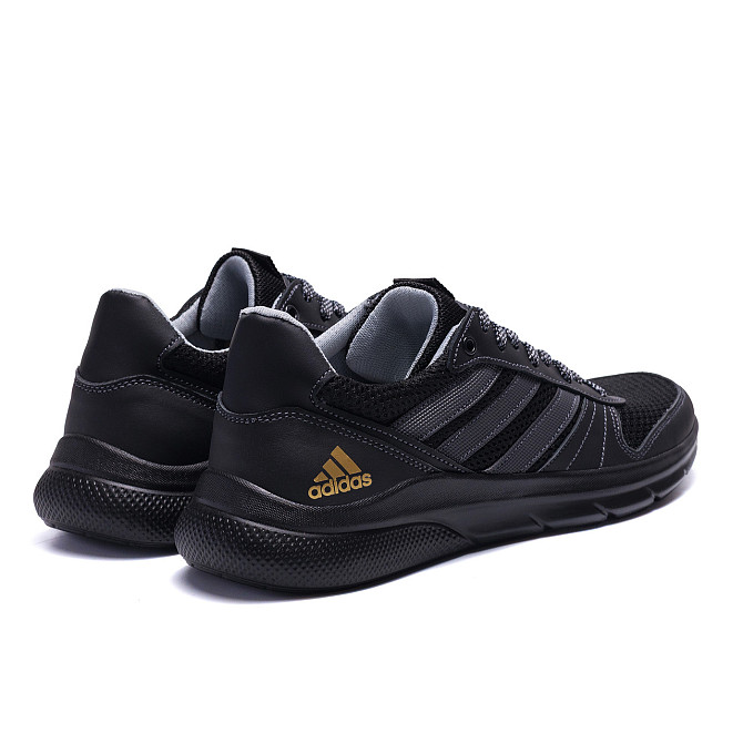 Мужские летние кроссовки сетка Adidas Tech Flex Black Киев - изображение 4