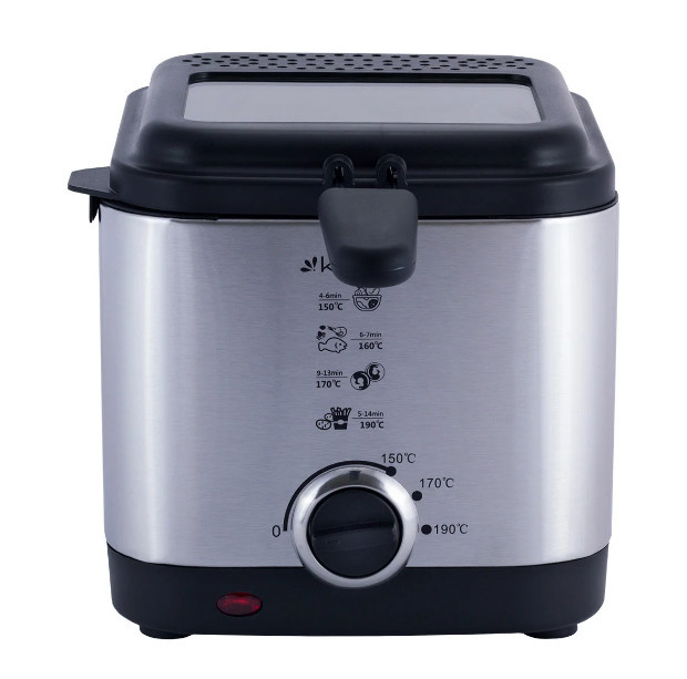 Фритюрница электрическая Kamille KM-6812 1,5 л Київ - зображення 2