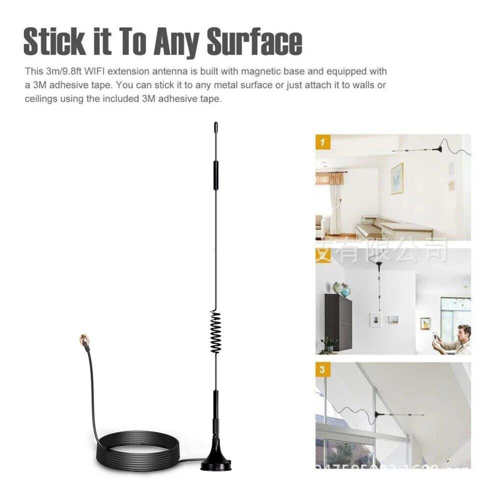 Антенна 680-2700 МГц 8 дБ, до 30 Вт, 2G 3G 4G LTE, 32 см, RG 174 1 м, SMA-male. Смотрите графики КСВ Днепр - изображение 4