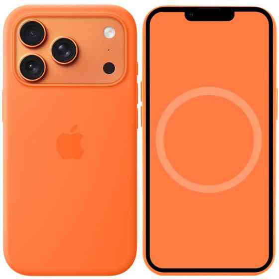 Чехол Silicone case (AAA) with Magsafe and Animation для Apple iPhone 17 Pro Max (6.9") Херсон