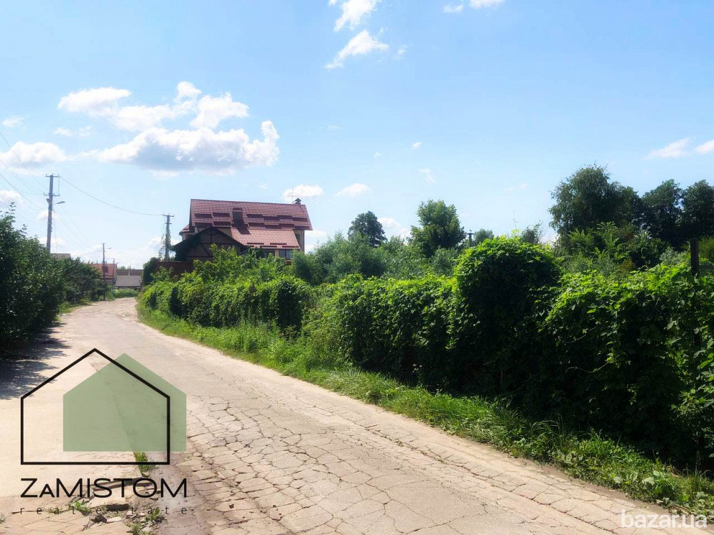 Продам ділянку 14 соток в селі Гнідин. Фасад 36 метрів. Газ і електрика по вулиці. Асфальтований пі Бориспіль - зображення 3