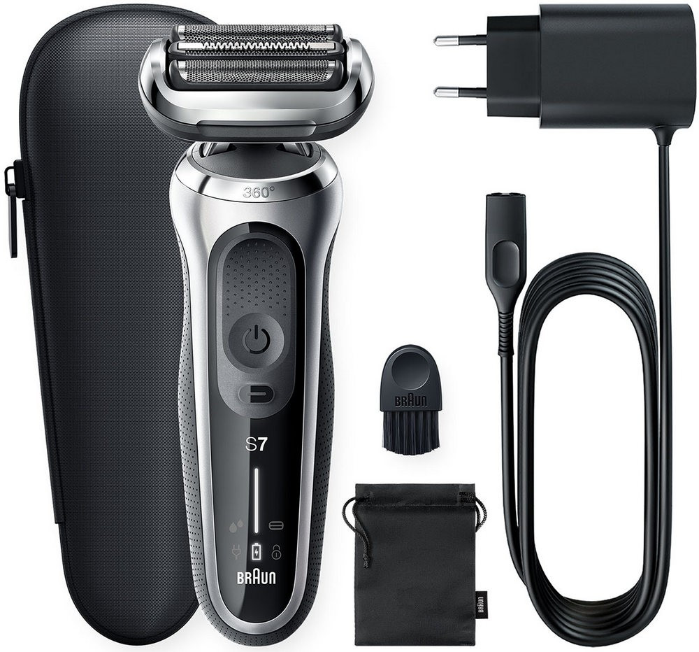 Электробритва Braun Series 7 71-S1000s-SILVER-BLAСK Київ - зображення 2