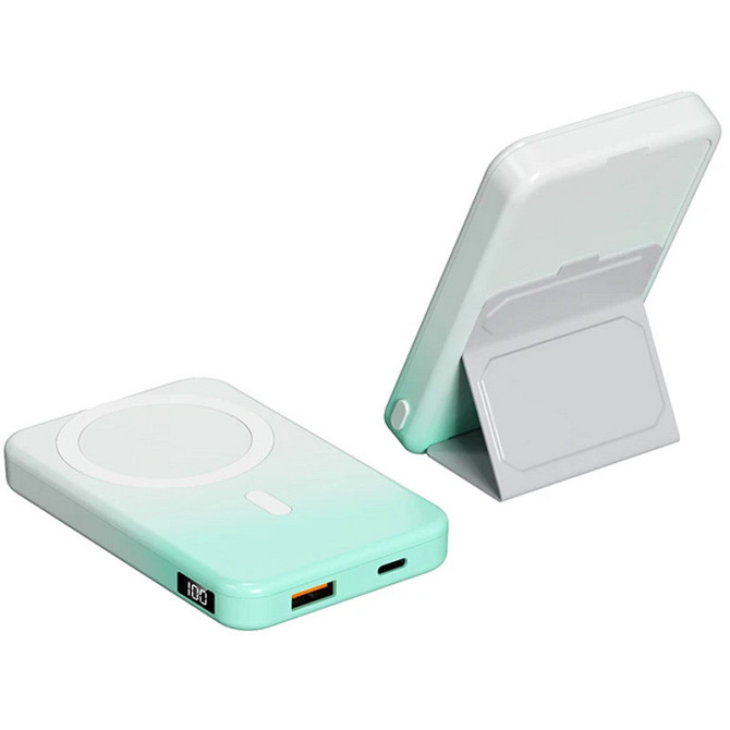 Портативное ЗУ Power Bank JJT-A27-1 Gradient PD20W+QC 22.5W с БЗУ 10000 mAh Херсон - изображение 1