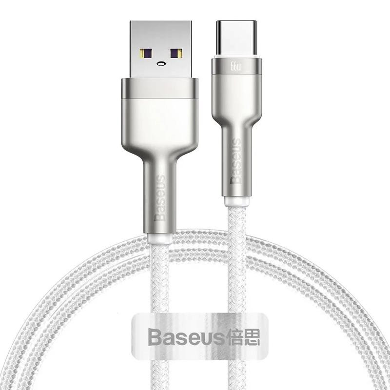 Дата кабель Baseus Cafule Metal Data USB to Type-C 66W (2m) (CAKF0002) Херсон - зображення 1