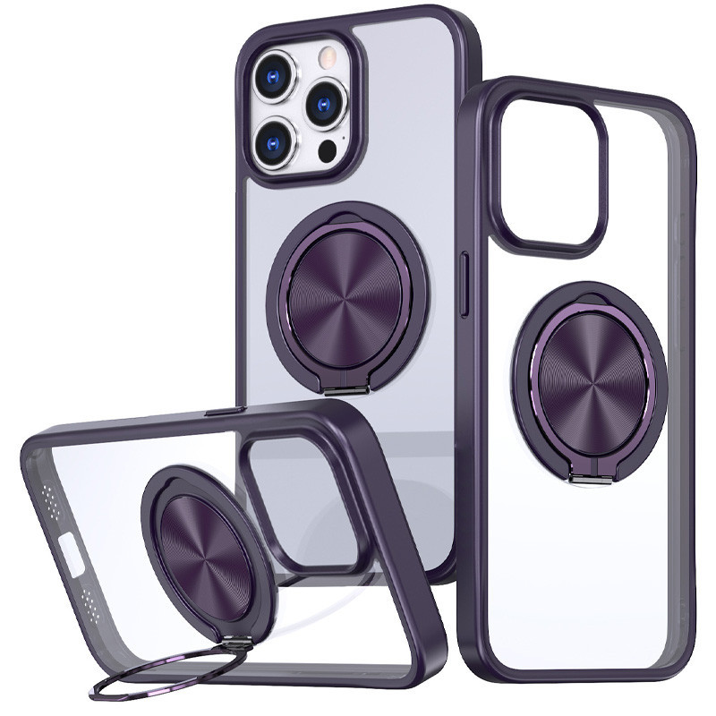 TPU+PC чехол Metal Ring with MagSafe для Apple iPhone 13 Pro Max (6.7") / 12 Pro Max (6.7") Херсон - зображення 1