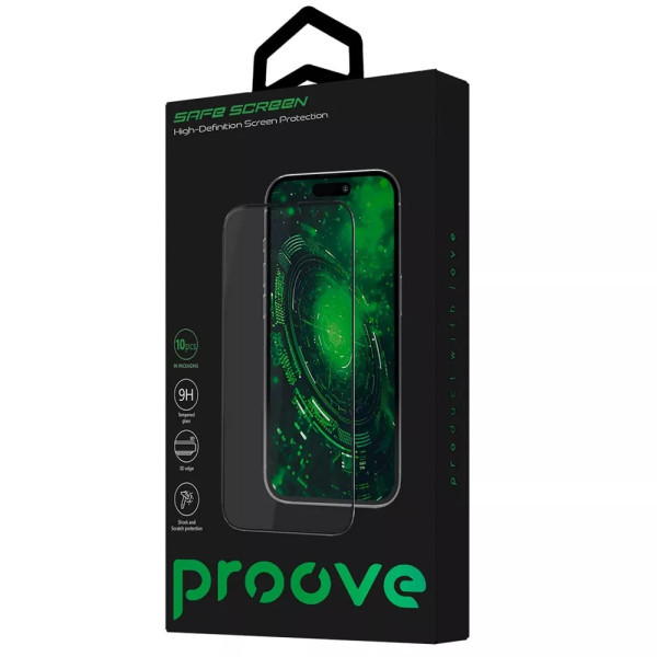 Захисне скло Proove Safe Screen для Poco C85 4G/Xiaomi Redmi A7 Pro 4G/Poco C81 Pro 4G Black (PGPSS1 Харків - зображення 4