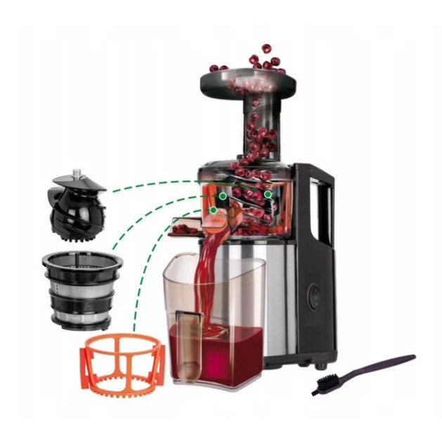 Соковыжималка шнековая MPM BSO-01M 150 Вт черная Київ - зображення 3