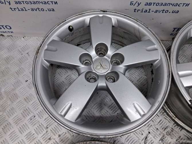 Диски титан комплект R17 Mitsubishi Outlander CU 2.4 БЕНЗИН 4G69 2003 (б/у) Київ - зображення 2