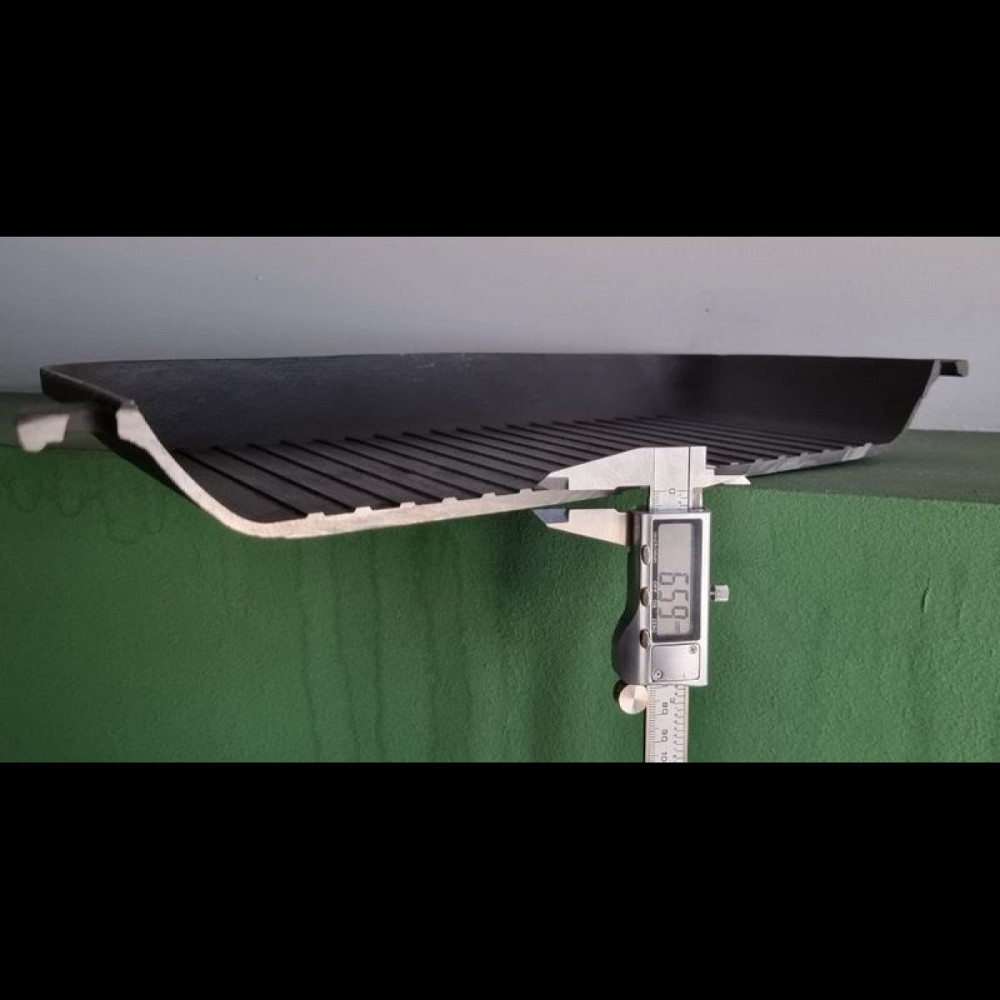 Сковорода-гриль чугунная Maysternya с двумя ручками 35х35 см Т309 Одеса - зображення 10