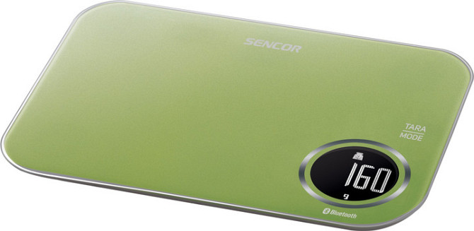 Весы кухонные Sencor SKS7070GG 5 кг салатовые Київ - зображення 3