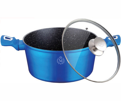 Каструля з кришкою Meisterklasse Royal Blue Edition MK-1045-24 24 см 3.7 л Київ - зображення 1