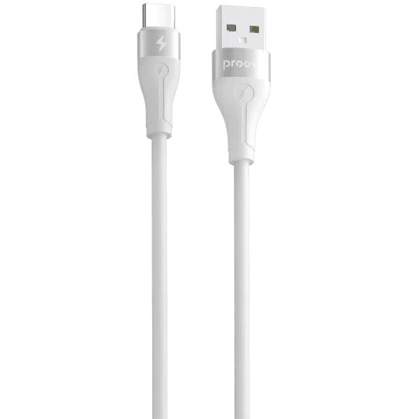 Кабель Proove Soft Silicone USB to Type-C 3A 2m White (CCSO20001222) Харків - зображення 1