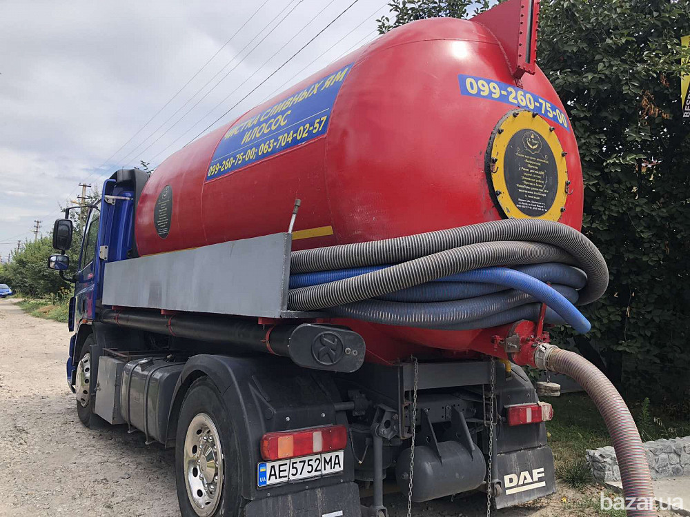 Выкачка сливных ям и откачка туалетов. Илосос. Днепр и область Днепр - изображение 3