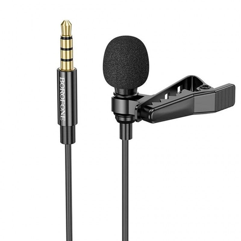 Микрофон петличный Borofone BFK11 Elegant lavalier 3.5mm (2m) Херсон - зображення 1