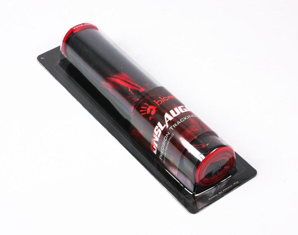 Игровая поверхность для мыши и клавиатуры Bloody B-071 35х28 см черный Київ - зображення 3