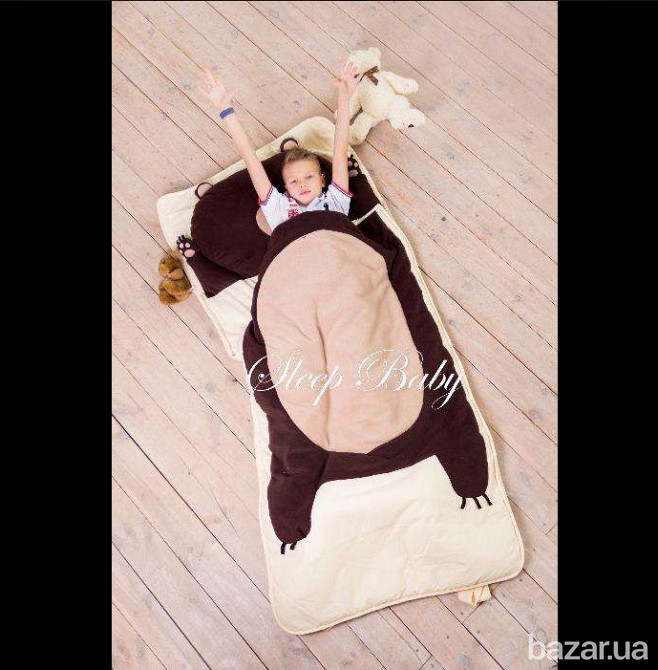 Спальный плед-конверт Мишка для детей (есть размеры) Киев - изображение 4