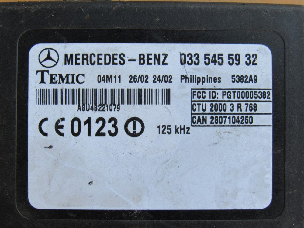 Блок иммобилайзера Mercedes Vito W639 2003-2014 (0335455932) Ковель - изображение 3