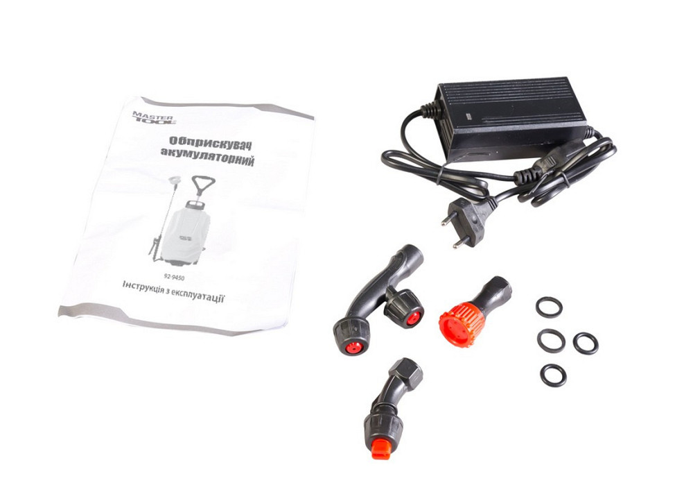 Опрыскиватель аккумуляторный MASTERTOOL с тележкой 16 л 12 V 8 Ah 92-9450 Харків - зображення 5