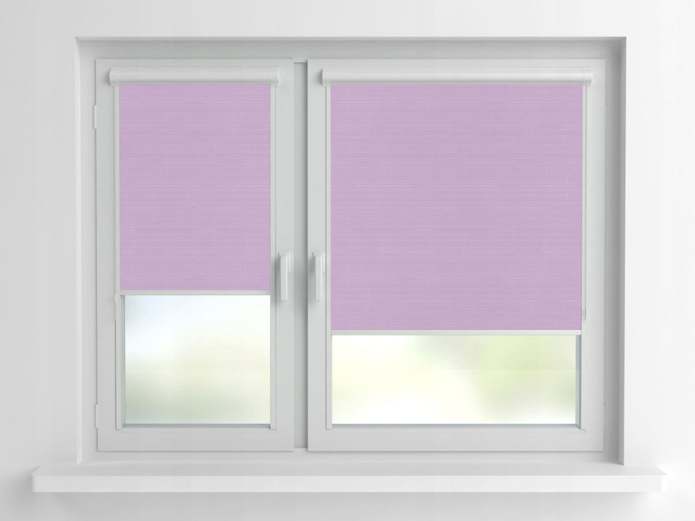 Рулонна штора Rolets Льон 2-611-750 75x170 см закритого типу Світло-бузкова Киев - изображение 1