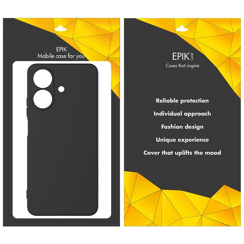 Чехол TPU Epik Black Full Camera для Realme Note 60 / 60x Херсон - зображення 2