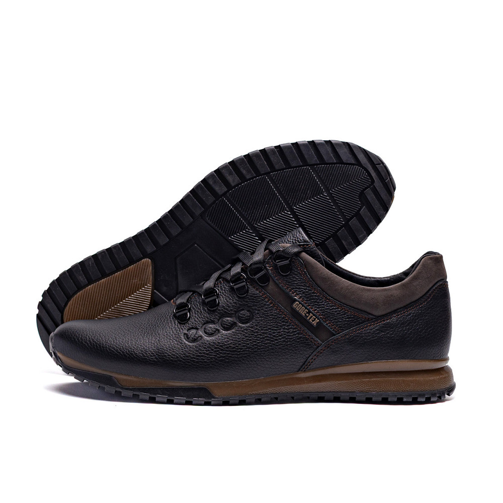 Мужские кожаные кроссовки Е-series Brown Киев - изображение 1