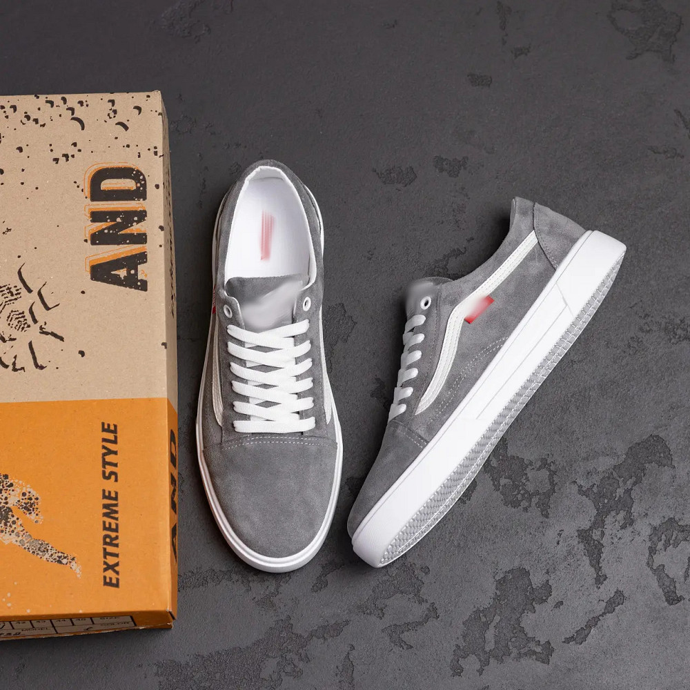 Мужские кожаные кеды  VS Grey Київ - зображення 10