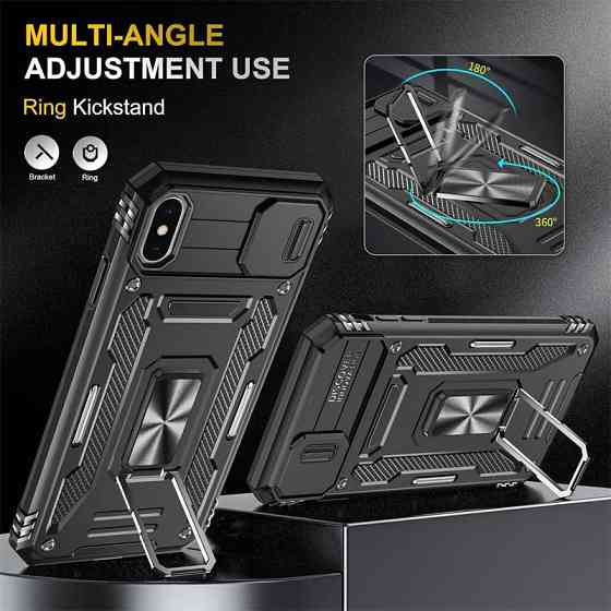 Ударопрочный чехол Camshield Army Ring для Apple iPhone X / XS (5.8") Херсон
