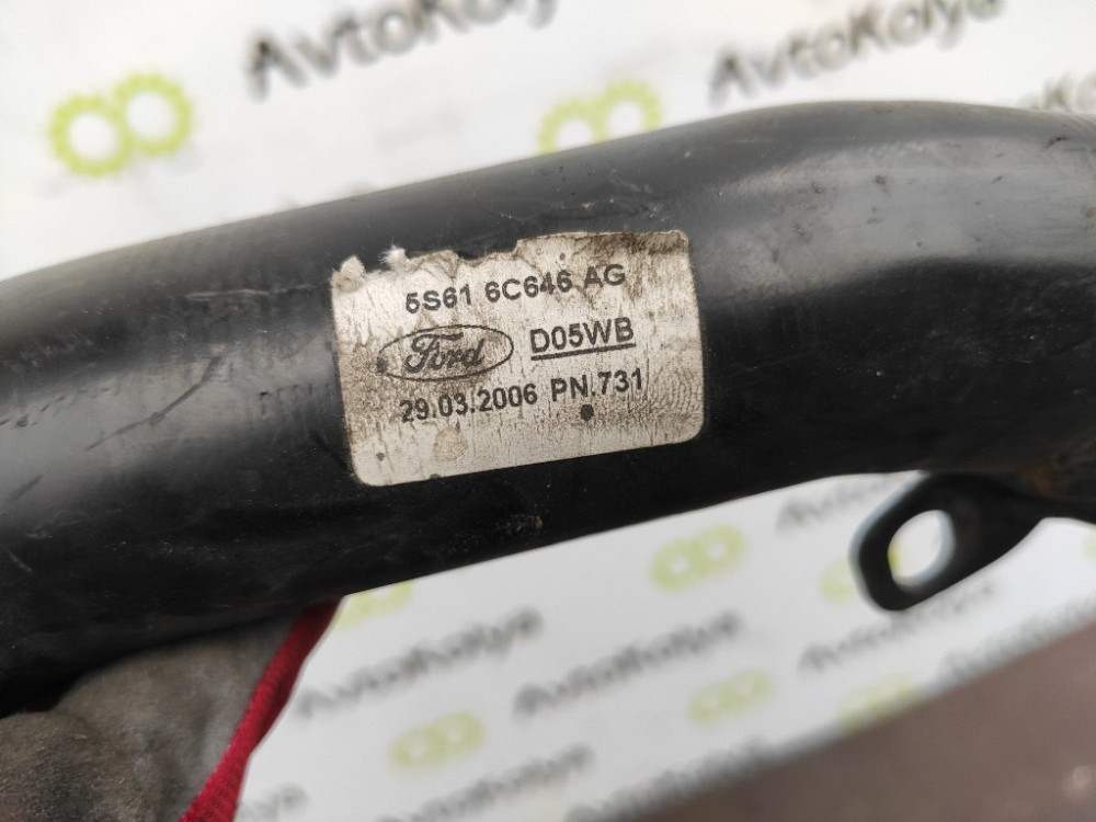 Патрубок интеркулера Ford Fusion 1.6 tdci 2002-2012 (5S61-6C646-AG) Ковель - зображення 2