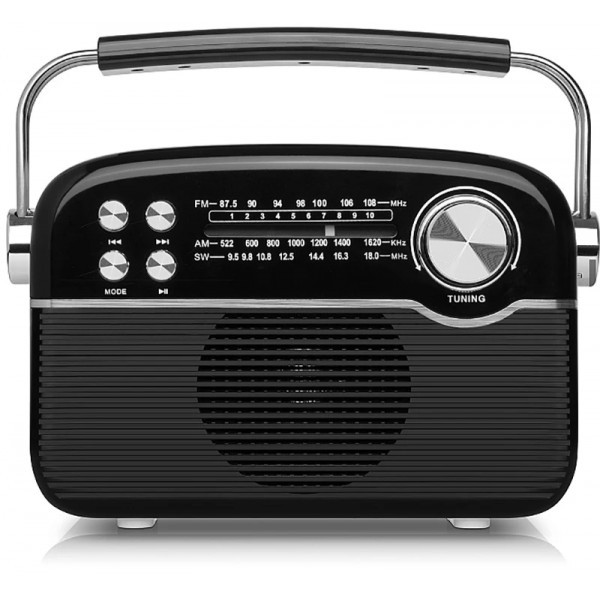 Радіоприймач REAL-EL X-545 Black (EL121800005) (Код товару:36528) Харків - зображення 2