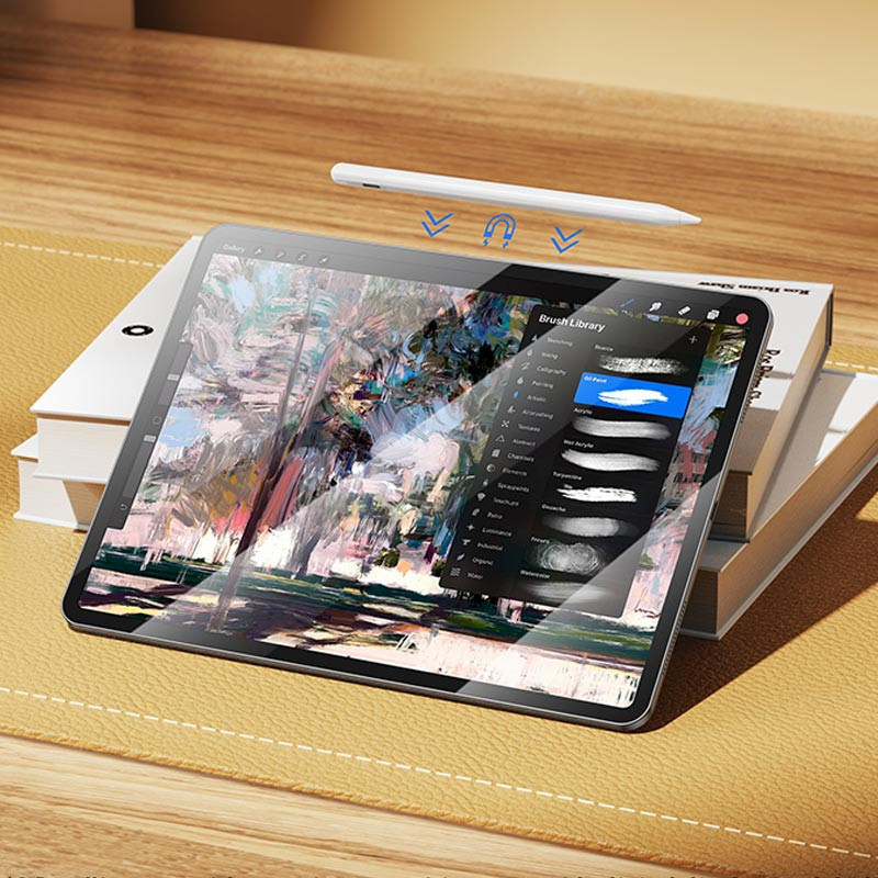 Стилус Hoco GM112 Intelligent anti-lost active capacitive pen with digital display for iPad Херсон - зображення 8