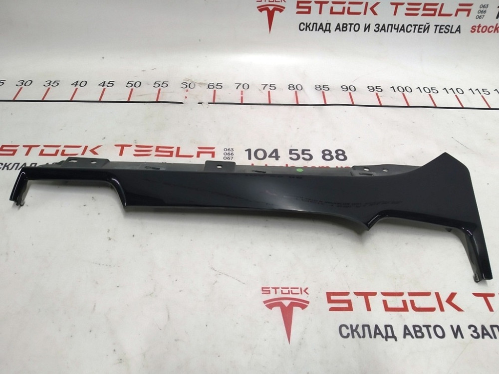 2Декоративная накладка центральной панели пассажирская PIANO BLACK MATA Tesla model S, model S REST, Киев - изображение 8