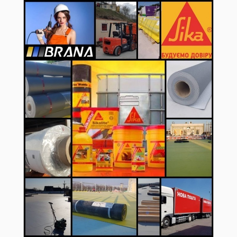 Покрівельна ПВХ мембрана Sikaplan G-12, G-15, G-18, G-20 армована Вишневе - зображення 9