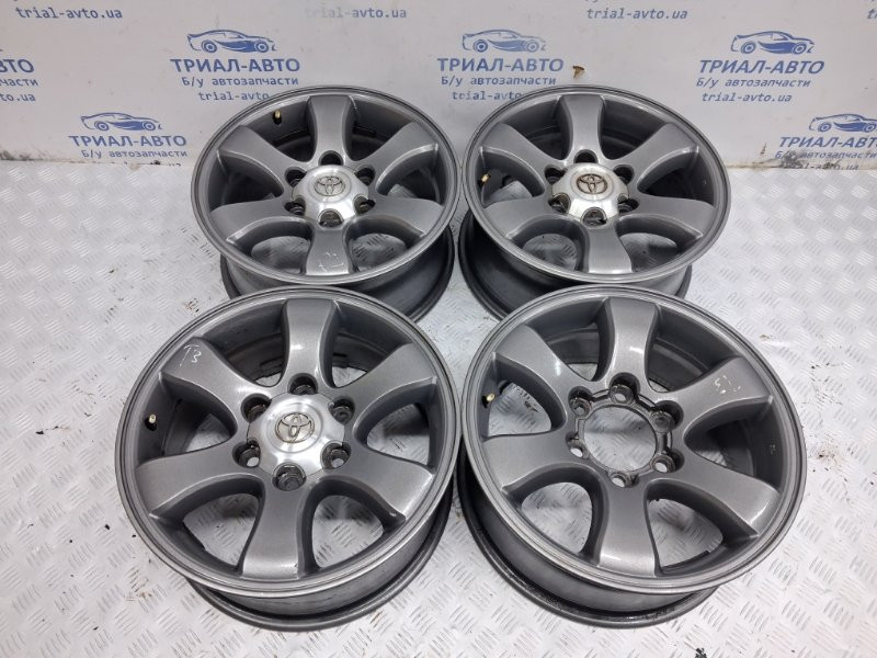 Диски титан комплект R17 Toyota Prado J120 4.0 1GR-FE 2002 (б/у) Киев - изображение 1
