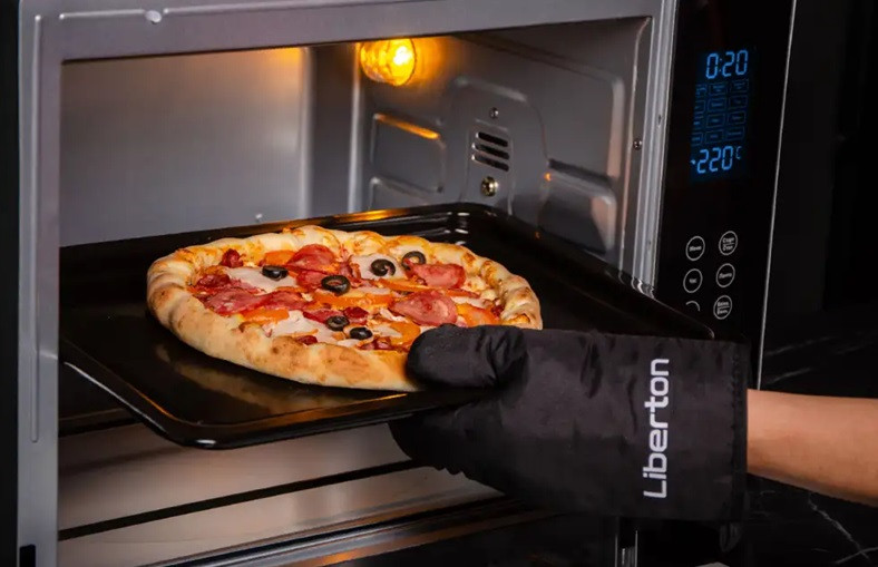 Электропечь Liberton LEO-601E Silver 60 л серебристая Київ - зображення 9