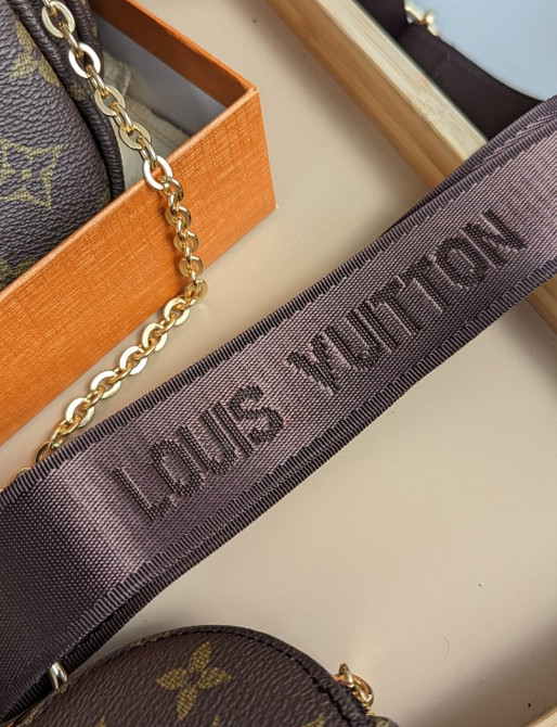 Сумочка 3 в 1, сумка женская кросс боди Louis Vuitton Multi Pochette bag AN105 Одеса - зображення 2