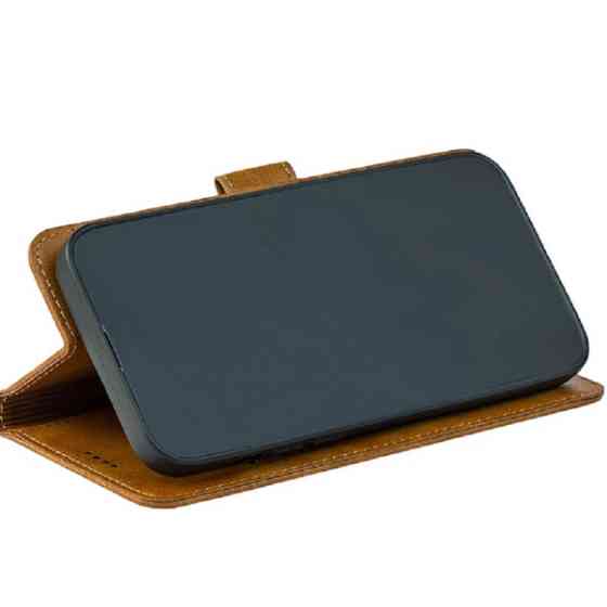 Чохол-книжка Crazy Horse Clasic для Xiaomi Redmi Note 15 Pro 4G Camel (Front) Харків