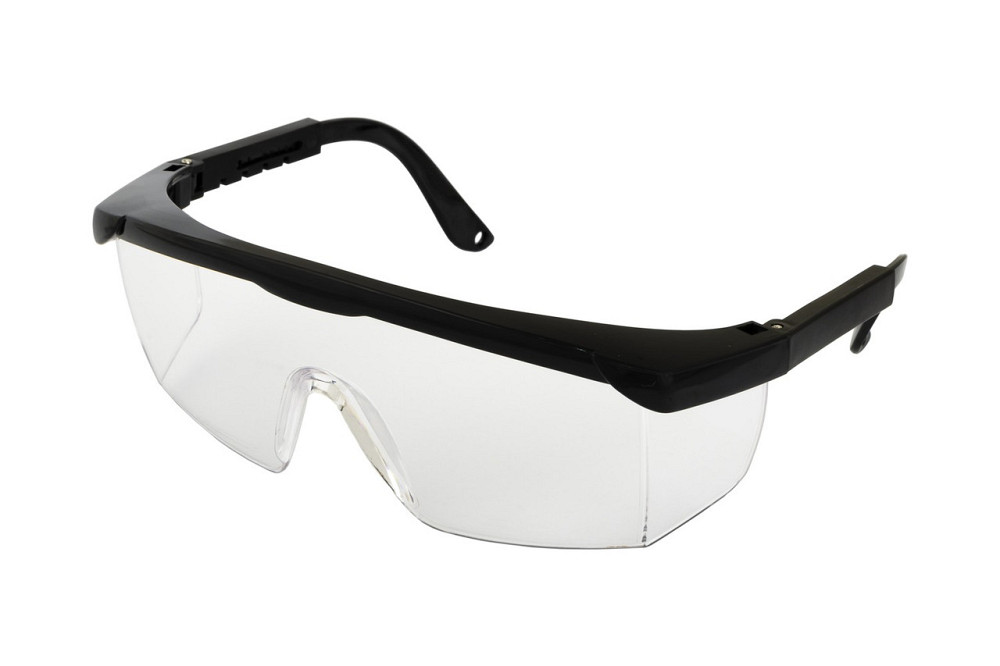 Очки открытые MASTERTOOL КОМФОРТ панорамная линза полуоправа с регулируемыми дужками l-класс прозрач Харків - зображення 1