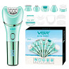Эпилятор женский в наборе VGR V-756 GREEN 5 Вт зеленый Київ