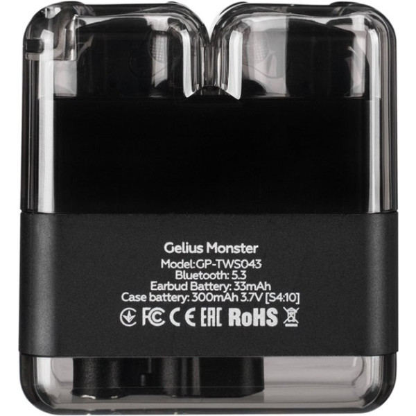 Bluetooth-гарнітура Gelius Monster GP-TWS043 Black (Код товару:41447) Харків - зображення 3