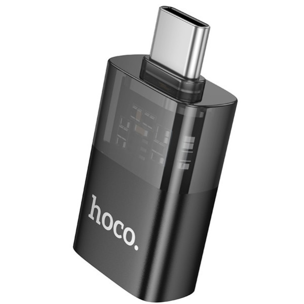 Адаптер Hoco UA36B Type-C to USB Black (Код товару:42014) Харків - зображення 4