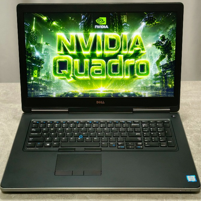 Ноутбук Dell Precision 7720 IPS 17.3 i7 RAM 16GB DRR4 SSD+HDD відеокарта Nvidia Quadro P3000 6GB Киев - изображение 1