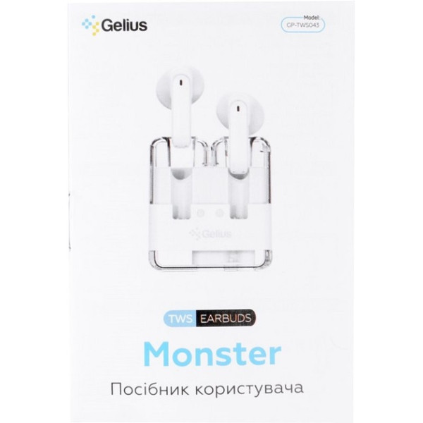 Bluetooth-гарнітура Gelius Monster GP-TWS043 Biege (Код товару:41446) Харків - зображення 8