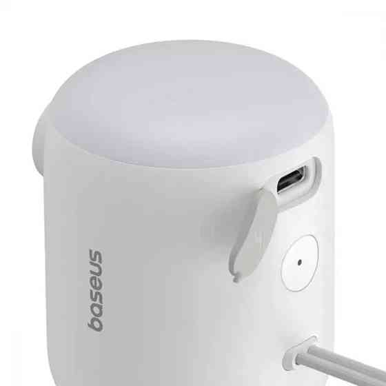 Портативный насос Baseus PocketGo Portable Air Pump 1600 mAh with LED lamp (C11157700221-00) Херсон