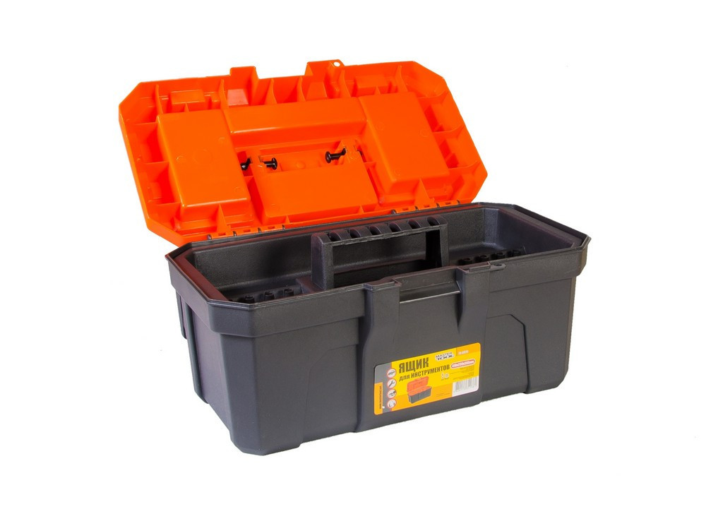 Ящик для инструментов MASTERTOOL с пластиковыми замками 16" 410х230х205 мм 79-6026 Харьков - изображение 4