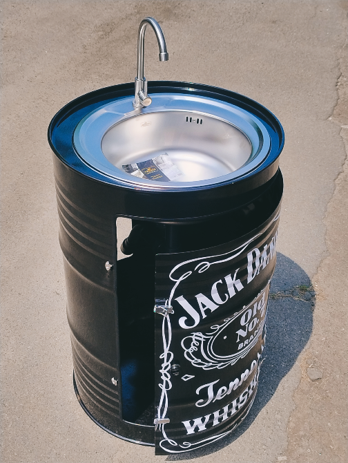 Умивальник з металевої бочки лофт | Дизайнерська раковина з вашим логотипом Киев - изображение 11