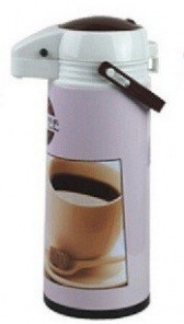 Термос із помпою Frico FRU-264-Dark-brown 1.9 л темно-коричневий Київ - зображення 1