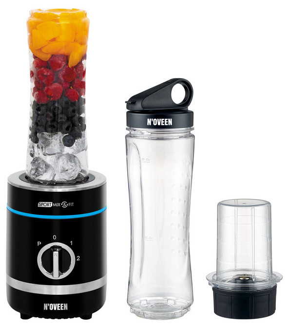 Фитнес-блендер Noveen Sport Mix & Fit SB-1000-Xline-BlaСk 300 Вт черный Київ - зображення 1