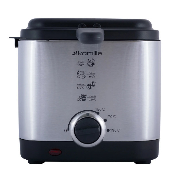 Фритюрница электрическая Kamille KM-6812 1,5 л Київ - зображення 10